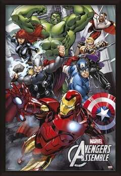 Πλαισιωμένη αφίσα Marvel - Avengers Assemble