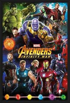 Πλαισιωμένη αφίσα Avengers: Infinity War - Characters