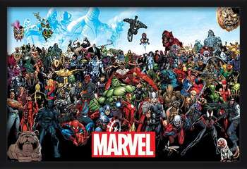 Πλαισιωμένη αφίσα Marvel - Universe