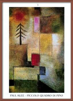 Πλαισιωμένη αφίσα P.Klee - Piccolo Quadro Di Pino