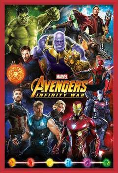 Πλαισιωμένη αφίσα Avengers: Infinity War – Characters