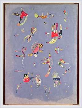 Πλαισιωμένη αφίσα Wassily Kandinsky - Sky Blue