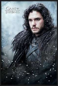 Πλαισιωμένη αφίσα Game of Thrones - Jon Snow