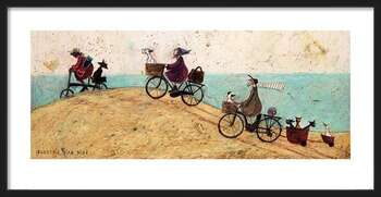 Πλαισιωμένη αφίσα Sam Toft - Electric Bike Ride