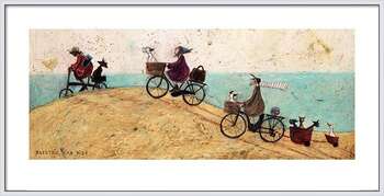 Πλαισιωμένη αφίσα Sam Toft - Electric Bike Ride