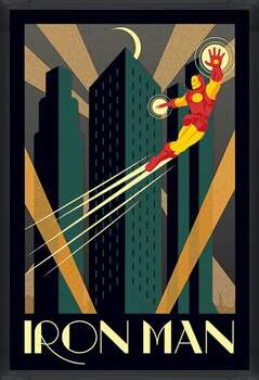 Πλαισιωμένη αφίσα Marvel Deco - Iron man